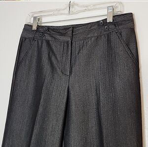 Larry Levine Suit Slacks Dress Pants Stretch Sheen Tailor Office Trouser Summer
